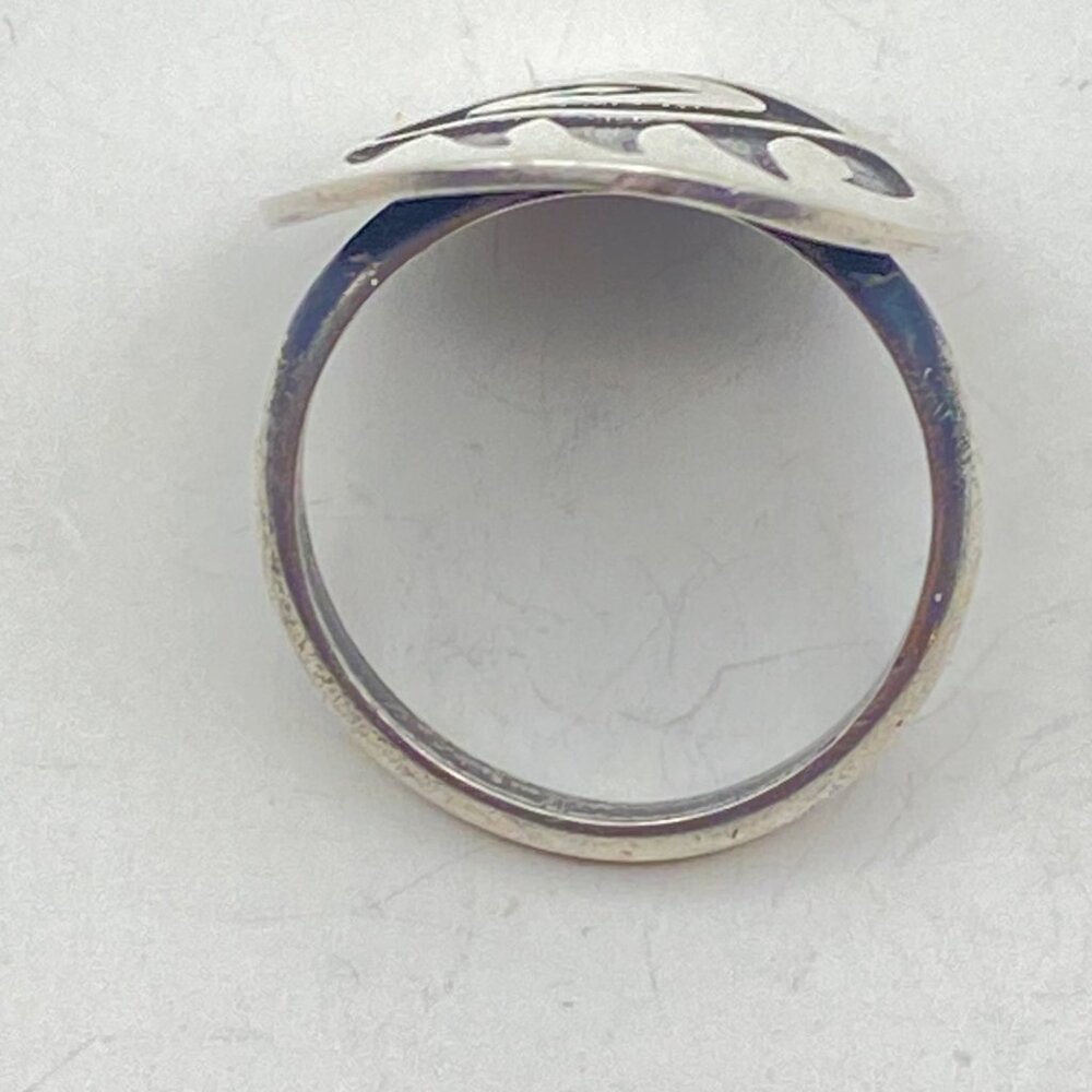Hopi Gordon Honyestewa Sterling Silver Bear Paw Ring Native American Sz 9.75 Vtg - Picture 9 of 9